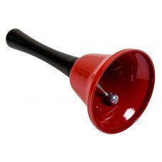 Χριστουγεννιάτικη Μεταλλική Κουδούνα Κόκκινη (13cm)